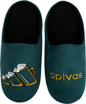 Тапочки домашние HOME Line 04Т-131 (р.44-45, apivas, изумруд)