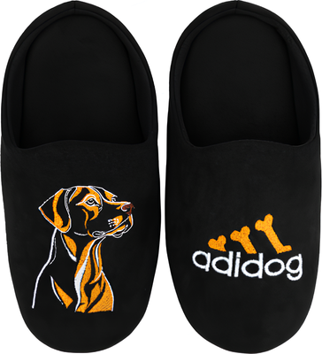Тапочки домашние HOME Line 04Т-122 (р.44-45, adidog, черный)