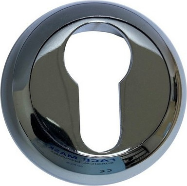 Накладка на цилиндр Vantage ETCР-2 (хром)