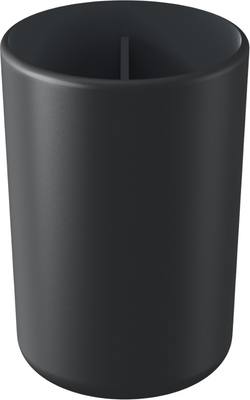 Стакан для зубной щетки и пасты AMBIENT Flux AFX037ABSBGR (черный графит)