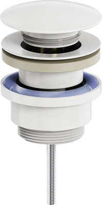 Донный клапан Oliveeka OL-SS07-MW (белый матовый)