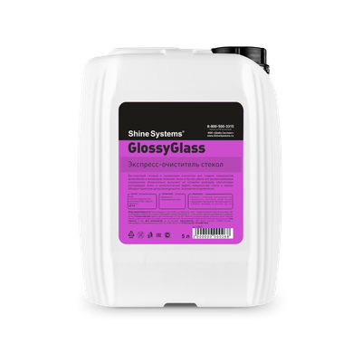 Очиститель стекол Shine Systems GlossyGlass / SS827 (5л)