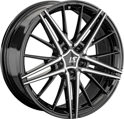 Литой диск LS wheels FlowForming RC76 20x8" 5x120мм DIA 72.6мм ET 40мм BKF