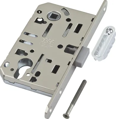 Замок врезной AGB B06103.50.06.640 (никель)