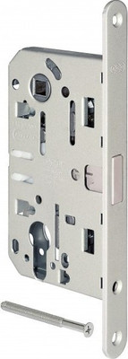 Замок врезной AGB B06103.50.41.640 (сатин хром)