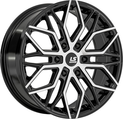 Литой диск LS wheels FlowForming RC103 20x9" 6x139.7мм DIA 100.1мм ET 40мм BKF