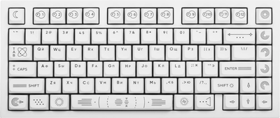 Клавиатура Дарк Проджект CM81 Zeno / DP-CM81ZWC (белый)