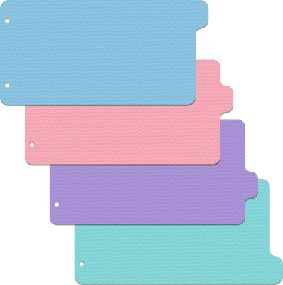 Разделитель документов Erich Krause Diagonal Pastel / 62926 (4шт)