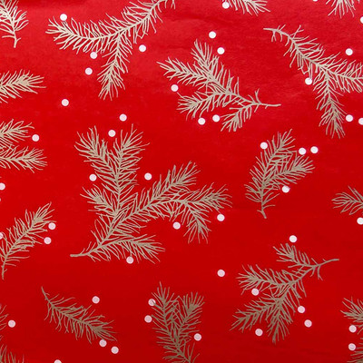 Набор бумаги для оформления подарков Erich Krause Еловые ветки / 64694