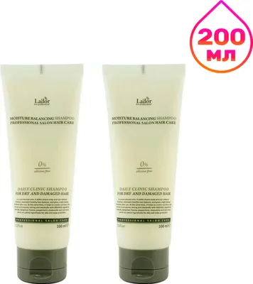Шампунь для волос La'dor Moisture Balanсing (2x100мл)