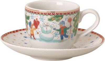 Чашка с блюдцем Hutschenreuther Christmas games / 02476-727496-14715