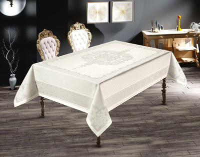 Скатерть DO&CO Viyana 160x220 / 12339 (кремовый)