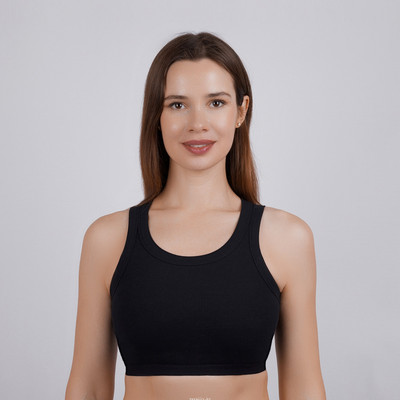 Кроп-топ Verally 3006-1 (р.170, 100, черный)