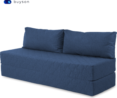 Бескаркасный диван buyson BuyDream Тк. Madagaskar 08 200x142 (синий)