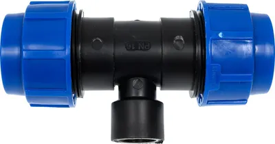 Тройник Lammin Ду 32х1/2"х32 / 34012321532