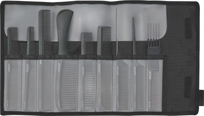 Набор расчесок JaguaR A-Line Carbon Edition A599CA (9шт, черный)