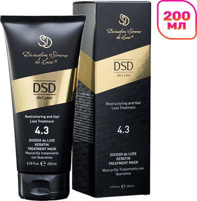 Маска для волос DSD DeLuxe. Восстанавливающая с кератином 4.3 (200мл)