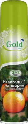 Освежитель воздуха Gold Wind Новогодний мандарин 52-200 / 5-02.04.357.06 (300мл)