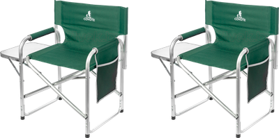 Комплект кресел складных Coyote HKC-1046 (2шт, темно-зеленый)
