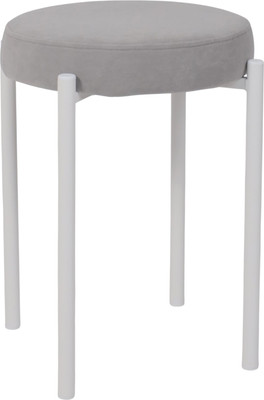 Табурет Мамадома BOB (b20 Silver Lux\белый)