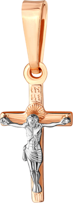 Подвеска из красного золота 7 КАРАТ П3205-008К14