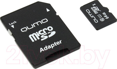 Карта памяти Qumo microSDXC (Сlass 10) 64GB (QM64GMICSDXC10U1)