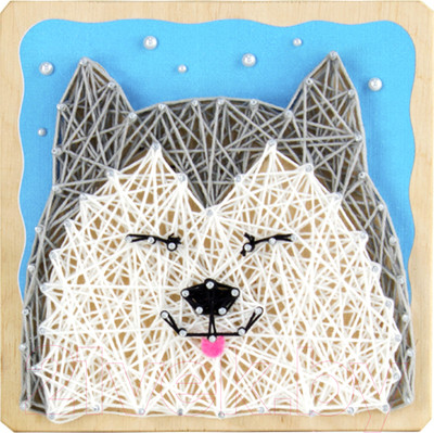 Набор для творчества «изонить» Woody Цвик-арт Хаски / 02413