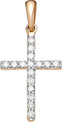 Подвеска из красного золота 7 КАРАТ П32412-056К14