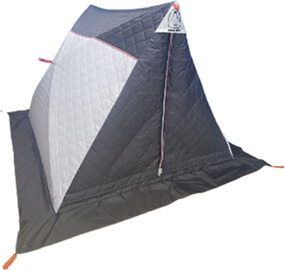Палатка Пингвин Shelters Двускатная утепленная палатка 200x190 / 00752 (белый/серый)