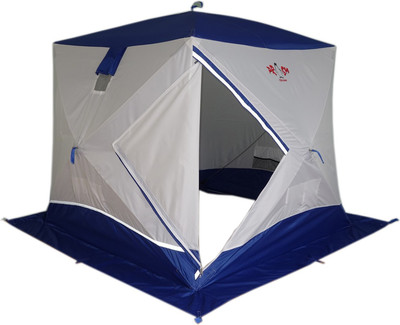Палатка Пингвин Shelters Призма Премиум 1-слойная 215x215 Композит (белый/синий)