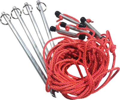 Набор колышков для палатки Пингвин Shelters +Растяжки 4шт / 25213 (4шт)