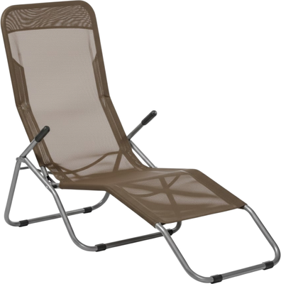 Складной шезлонг Sundays ZC-CL005-1 (коричневый)