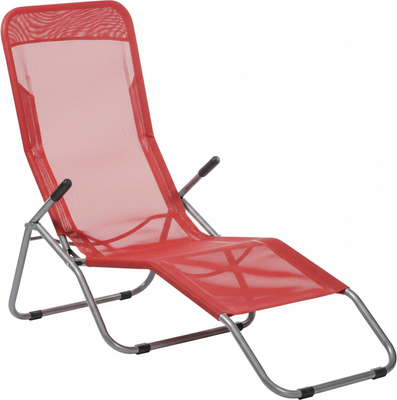 Складной шезлонг Sundays ZC-CL005-1 (красный)