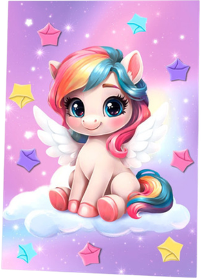 Набор для творчества Школа талантов Объемная аппликация. Сказочный единорог / 10840577