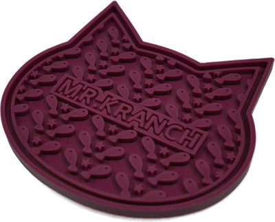 Лизательный коврик для животных Mr. Kranch MKR543974 (бордовый)