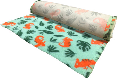 Подстилка для животных Mr. Kranch ProFleece Хамелеон / PF098098 (зеленый/оранжевый)