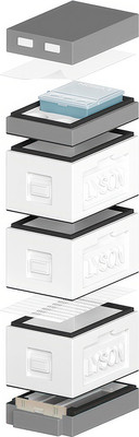 Улей Lyson Рут На 6 Рамок / WDD04WG (неокрашенный/серый)