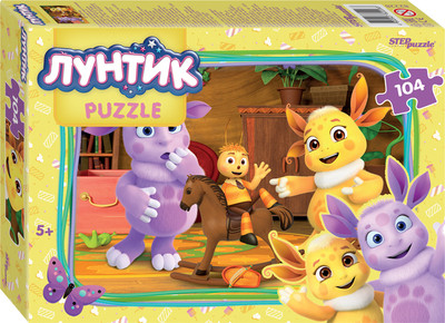Пазл Step Puzzle Лунтик. Мельница (104эл)