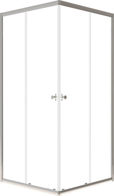Душевой уголок Saniteco SNT-804 Cube 90х90 без поддона (хром/прозрачное стекло)