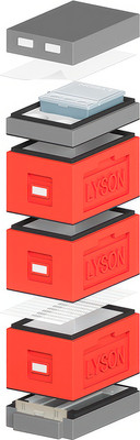 Улей Lyson Рут На 6 Рамок / WDD54 (красный/серый)