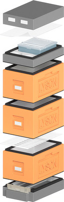 Улей Lyson Рут На 6 Рамок / WDD53 (оранжевый/серый)