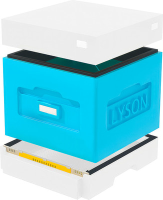 Улей Lyson Дадан На 10 Рамок / WK01W (синий/неокрашенный)