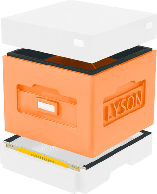 Улей Lyson Дадан На 10 Рамок / WK48W (оранжевый/неокрашенный)