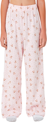 Штаны пижамные детские Mark Formelle 587001 (р.122-60, мишки с цветами на розовом)