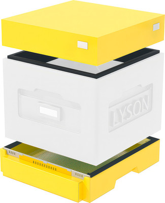 Улей Lyson Дадан На 10 Рамок / WKW1Y (неокрашенный/желтый)