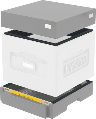 Улей Lyson Дадан На 10 Рамок / WKW1G (неокрашенный/серый)