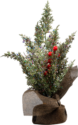 Светодиодное дерево Luazon Ель и ягоды 10487817