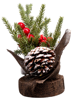 Световая фигурка Luazon Зимняя рябина 10487814