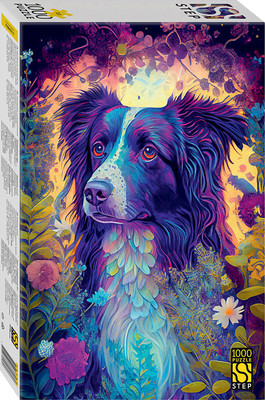 Пазл Step Puzzle Акварельный пёс (1000эл)