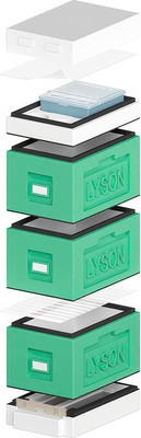 Улей Lyson Рут На 6 Рамок / WDD04GW (зеленый/неокрашенный)